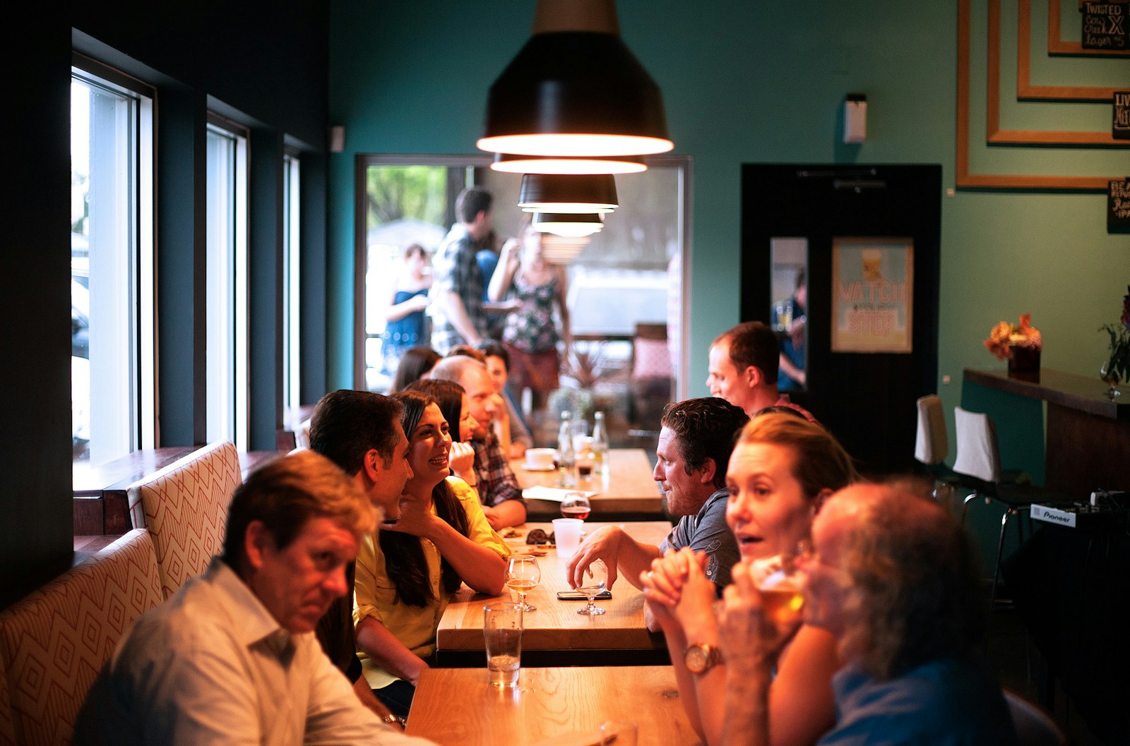 Busy family-owned restaurant